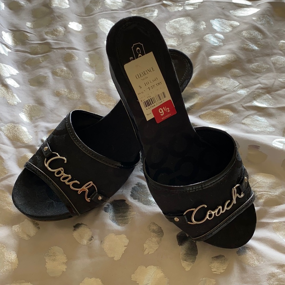 Brand new coach sandals